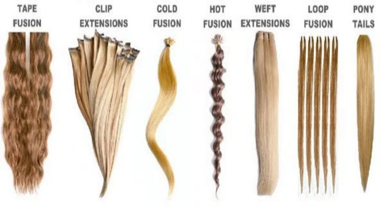 How do the different types of hair extensions work